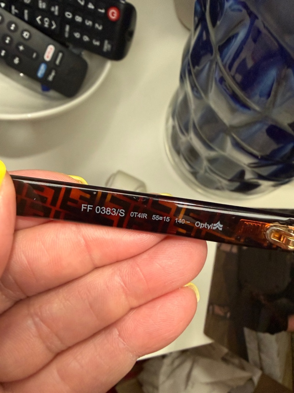 RUNWAY FENDI PINK RIM & Turquoise sunglasses - Picture 4 of 5